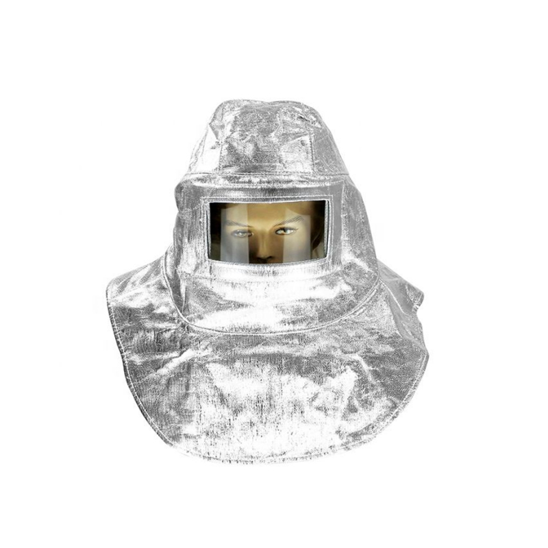 Pelindung Wajah Tudung Aluminium Foil Tahan Api untuk Pengelasan